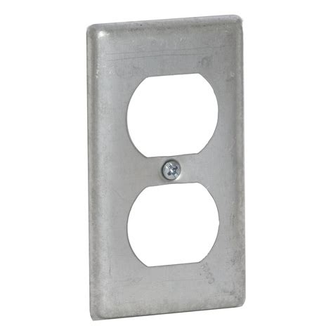 metal handy box cover|handy box receptacle cover.